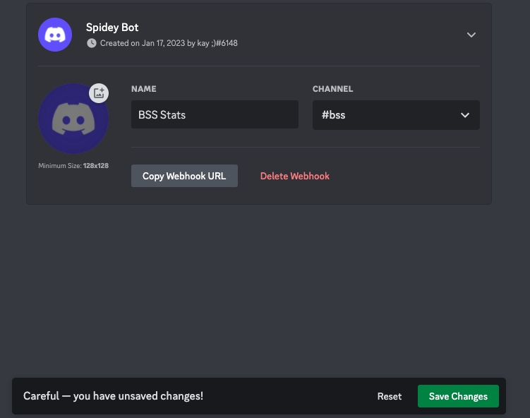 New Webhook